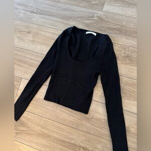 Abercrombie & Fitch Corset Sweater